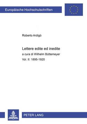 Lettere Edite Ed Inedite