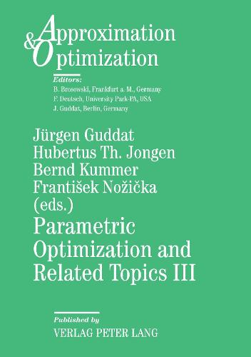 Parametric Optimization and Related Topics