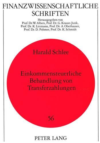 Einkommensteuerliche Behandlung Von Transferzahlungen