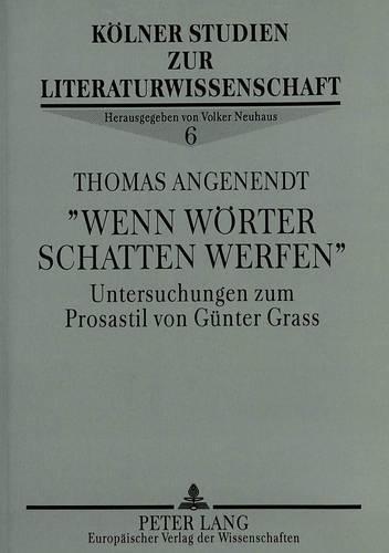 "Wenn Weorter Schatten Werfen"