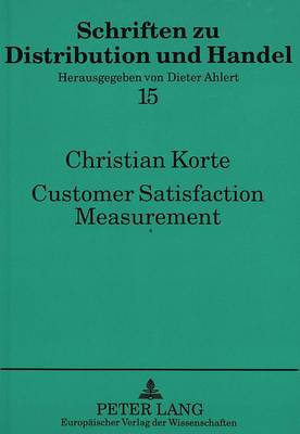 Customer Satisfaction Measurement