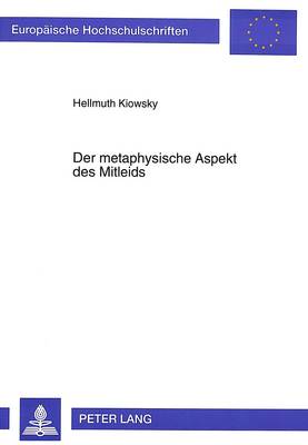 Der Metaphysische Aspekt Des Mitleids