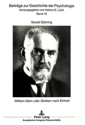 William Stern Oder Streben Nach Einheit