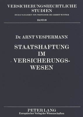 Staatshaftung Im Versicherungswesen