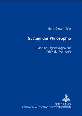 System Der Philosophie