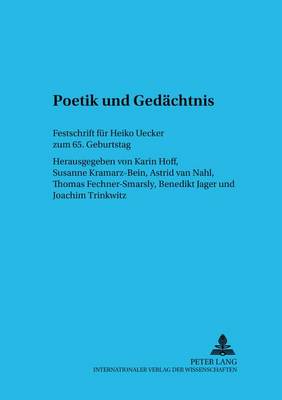 Poetik Und Gedaechtnis