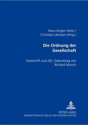 Die Ordnung Der Gesellschaft