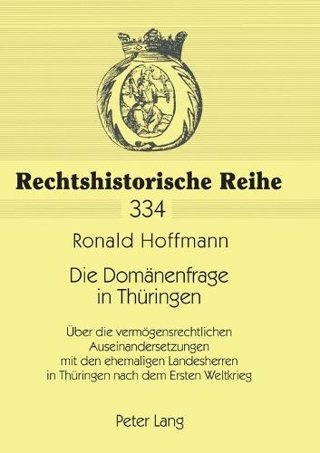 Die Domaenenfrage in Thueringen