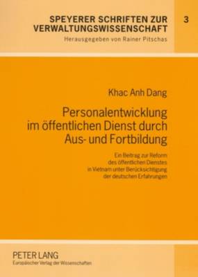Personalentwicklung Im Oeffentlichen Dienst Durch Aus- Und Fortbildung