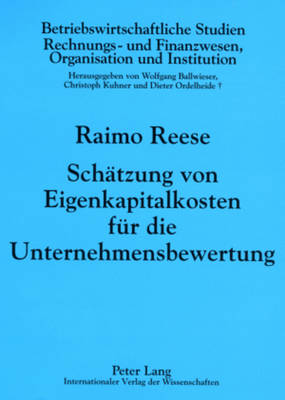 Schaetzung Von Eigenkapitalkosten Fuer Die Unternehmensbewertung