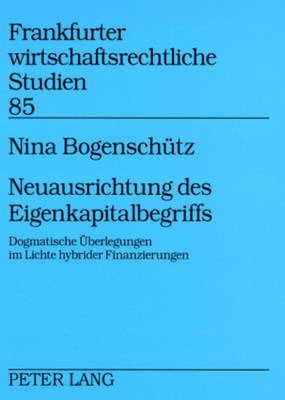 Neuausrichtung Des Eigenkapitalbegriffs