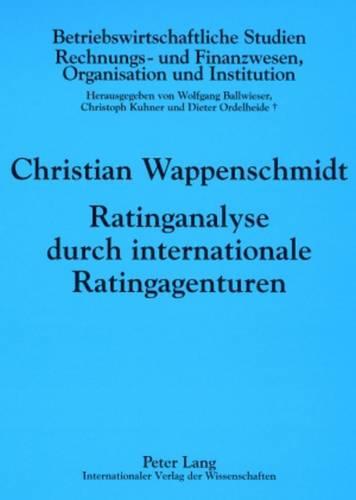 Ratinganalyse durch internationale Ratingagenturen