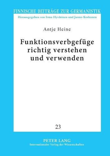 Funktionsverbgefuege richtig verstehen und verwenden