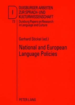 National and European Language Policies