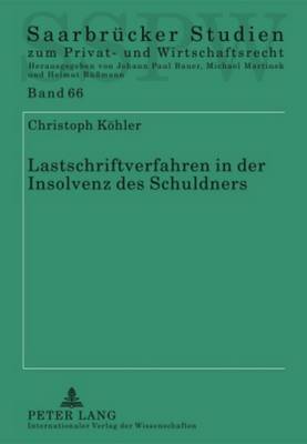 Lastschriftverfahren in Der Insolvenz Des Schuldners