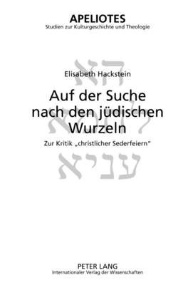 Auf Der Suche Nach Den Juedischen Wurzeln