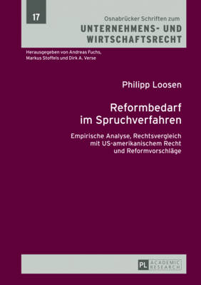 Reformbedarf Im Spruchverfahren