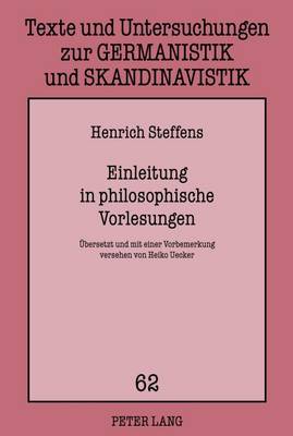 Einleitung in Philosophische Vorlesungen