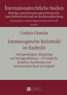 Interessengerechte Rechtswahl Im Kaufrecht