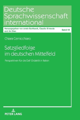 Satzgliedfolge im deutschen Mittelfeld