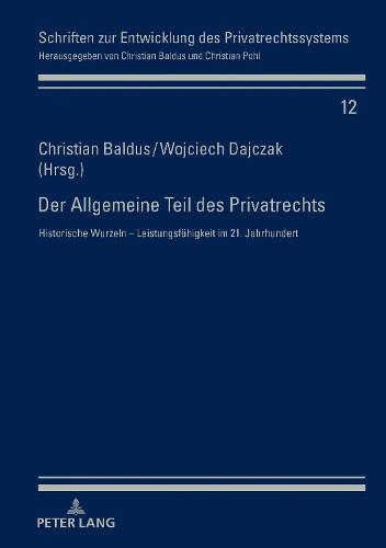 Der Allgemeine Teil des Privatrechts