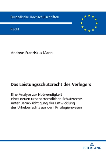 Das Leistungsschutzrecht des Verlegers