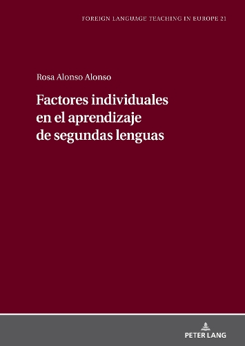 Factores Individuales En El Aprendizaje de Segundas Lenguas