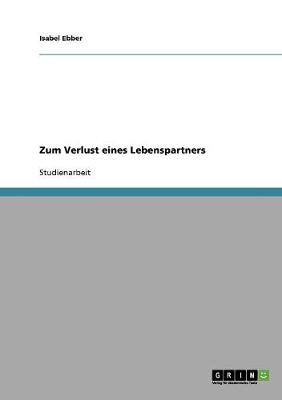 Zum Verlust Eines Lebenspartners