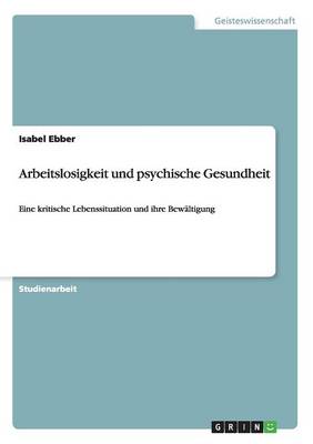 Arbeitslosigkeit Und Psychische Gesundheit
