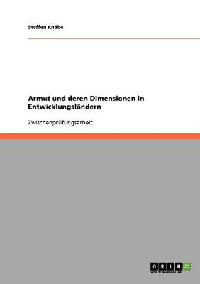 Armut Und Deren Dimensionen in Entwicklungsl ndern