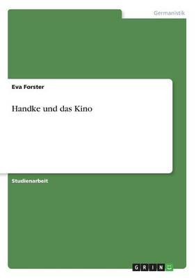 Handke Und Das Kino