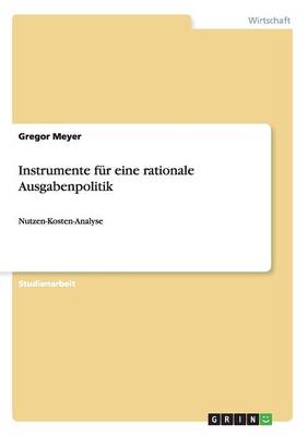 Instrumente Fur Eine Rationale Ausgabenpolitik