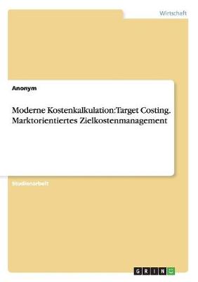 Moderne Kostenkalkulation