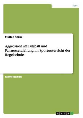Aggression Im Fussball Und Fairnesserziehung Im Sportunterricht Der Regelschule
