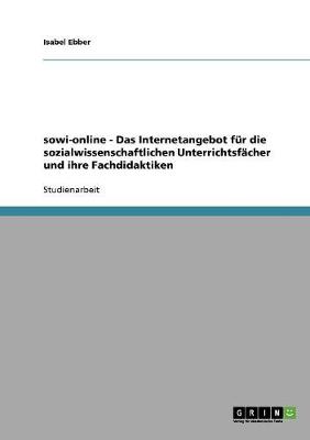 Sowi-Online - Das Internetangebot F r Die Sozialwissenschaftlichen Unterrichtsf cher Und Ihre Fachdidaktiken