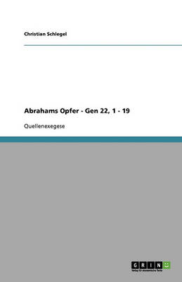 Abrahams Opfer