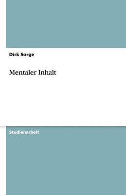 Mentaler Inhalt