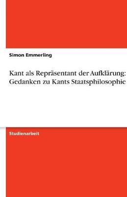 Kant ALS Reprasentant Der Aufklarung