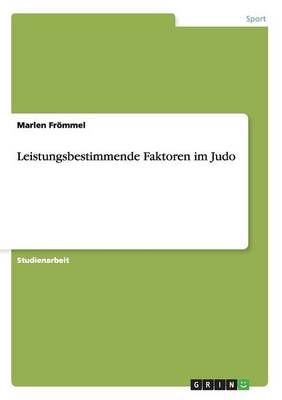 Leistungsbestimmende Faktoren Im Judo
