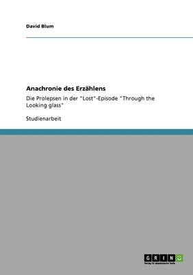 Anachronie Des Erzahlens