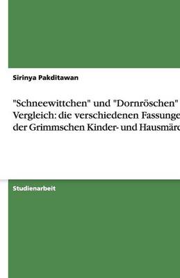 Schneewittchen Und Dornr schen Im Vergleich