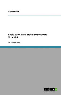 Evaluation Der Sprachlernsoftware Vitamine