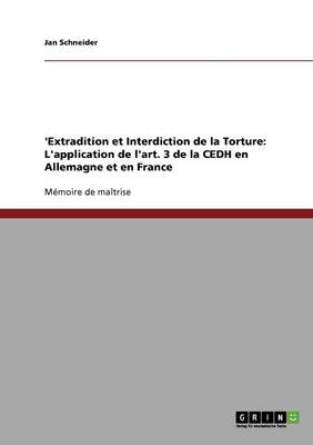 'extradition Et Interdiction de la Torture