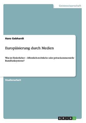 Europaisierung Durch Medien