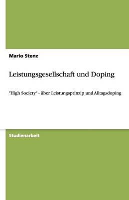 Leistungsgesellschaft Und Doping