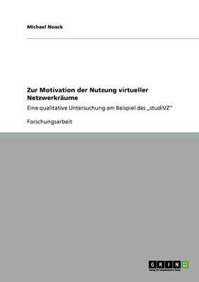 Zur Motivation Der Nutzung Virtueller Netzwerkr ume