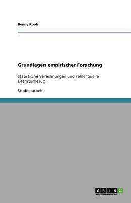 Grundlagen Empirischer Forschung