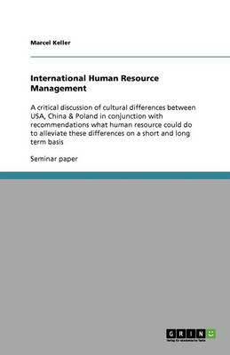 International Human Resource Management