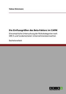 Die Einflussgr en Des Beta-Faktors Im Capm