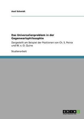 Das Universalienproblem in Der Gegenwartsphilosophie